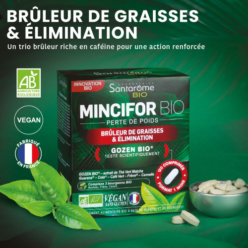 Santarome Mincifor Bio 120 Comprimés - Perte de poids efficace avec