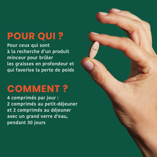 Santarome Mincifor Bio 120 Comprimés - Perte de poids efficace avec