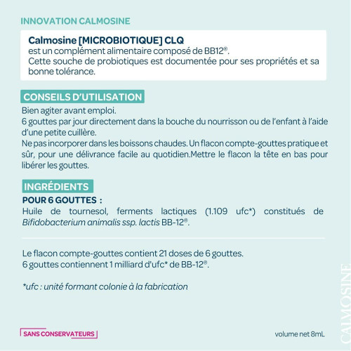 LAUDAVIE Calmosine Microbiotique CLQ 8ml - Bien-être enfant