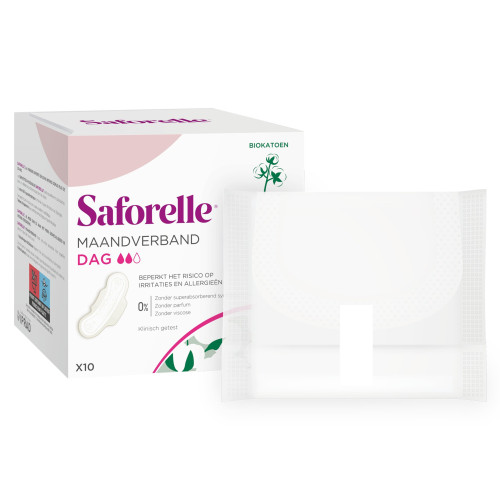 Saforelle Serviettes Extra-Fines x10 - Confort et Fraîcheur