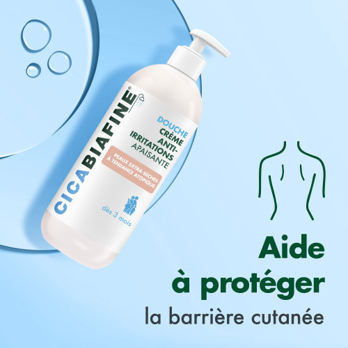 CICABIAFINE Crème Douche Apaisante 1000mL - Peaux Sèches