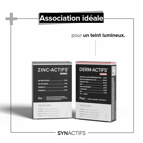 ARAGAN Synactifs Zinc Actifs 60 gélules - Soutien Immunitaire