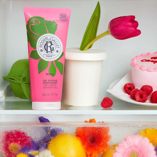 Gel Douche Rose Bienfaisant 200ml - Hydratant et Adoucissant