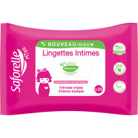 Saforelle Miss Lingettes Intimes 25pcs - Douceur et Apaisement