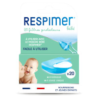 Respimer Bébé 20 Filtres Protecteurs LABORATOIRE DE LA MER
