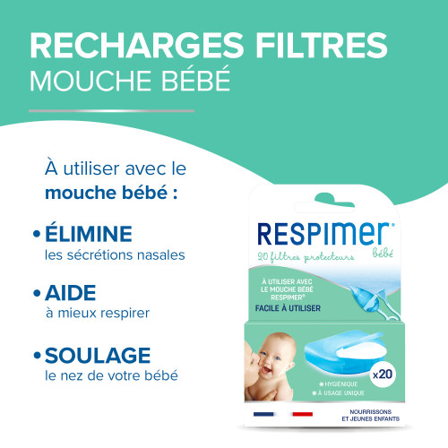 Respimer Bébé 20 Filtres Protecteurs LABORATOIRE DE LA MER