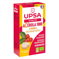 UPSA Acérola Bio 1000 - 30 Comprimés Boost Immunité
