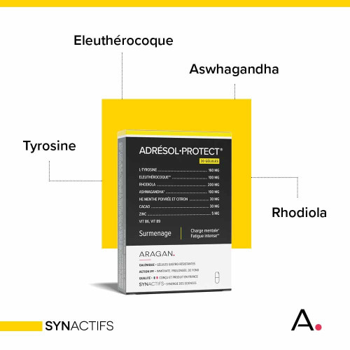Aragan Synactifs Adresol Protect 30 Gélules - Booste Énergie
