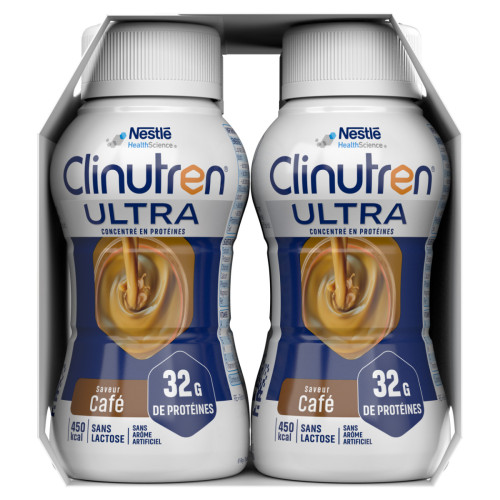 NestléHealthScience Clinutren Ultra Café 4x200mL - Nutrition Clinique