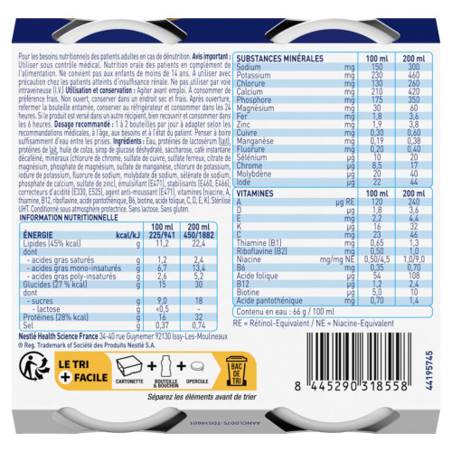 NestléHealthScience Clinutren Ultra Café 4x200mL - Nutrition Clinique
