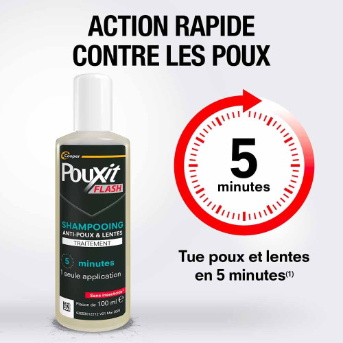 Paranix Flash Shampoing Anti-Poux 100ml - Efficace en 5min chez