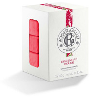 Roger & Gallet Gingembre Rouge 3x100g - Savons Doux Parfumés