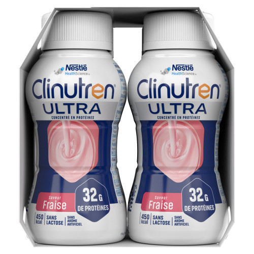 NestléHealthScience Clinutren Ultra Fraise 800ml - Contre Dénutrition