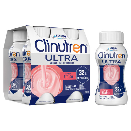NestléHealthScience Clinutren Ultra Fraise 800ml - Contre Dénutrition