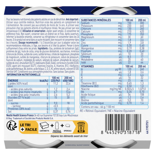 NestléHealthScience Clinutren Ultra Fraise 800ml - Contre Dénutrition