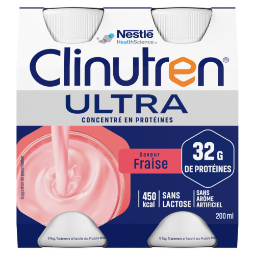 NestléHealthScience Clinutren Ultra Fraise 800ml - Contre Dénutrition