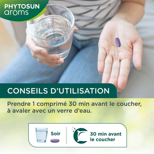 Phytosun Arôms Sommeil Triple Action 30 comprimés - Améliore Sommeil
