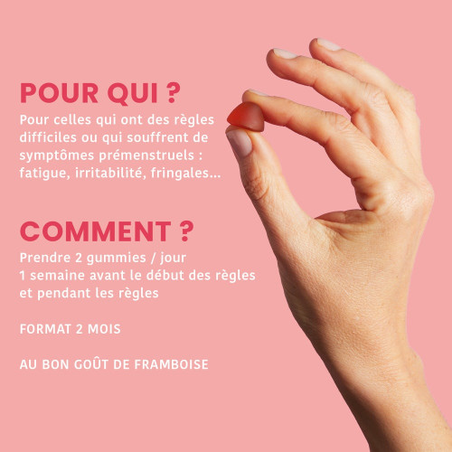 Santarome Mon Cycle Bio Gummies 60 - Confort Menstruel et Relaxation