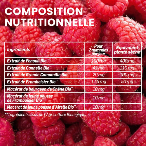 Santarome Mon Cycle Bio Gummies 60 - Confort Menstruel et Relaxation