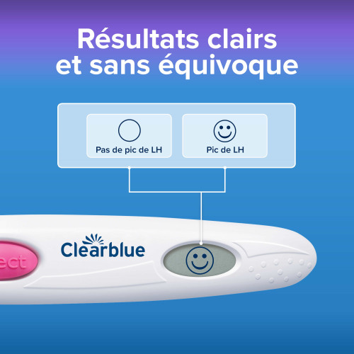 Clearblue Test Ovulation Digital 20 unités, Détection Fertilité