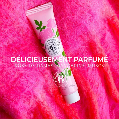 Crème Mains Rose Roger & Gallet 30ml - Hydratation et Protection