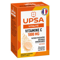UPSA Vitalité Vitamine C 1000mg 20 Comprimés - Boost Immunité