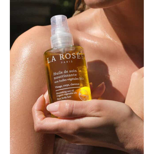 Huile Soin Nourrissante Bio LA ROSEE 100ml - Beauté Naturelle Vegan