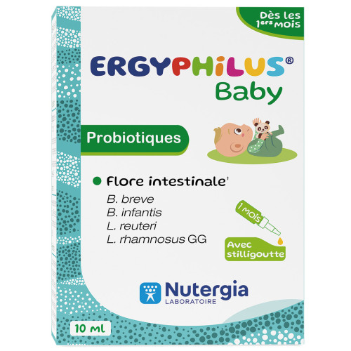 Nutergia Microbiote Baby 10ml: Soutien Immunitaire Dès 1 Mois