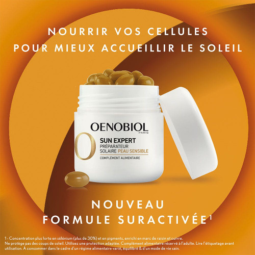 Oenobiol Sun Expert 30 Capsules - Prépare Peaux Sensibles