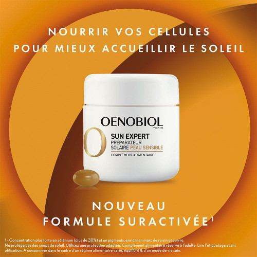 Oenobiol Sun Expert 30 Capsules - Prépare Peaux Sensibles