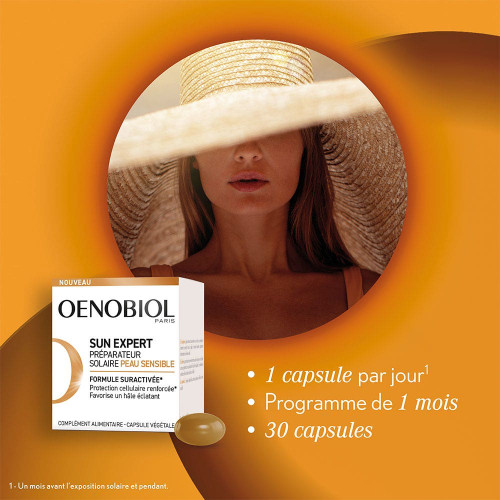 Oenobiol Sun Expert 30 Capsules - Prépare Peaux Sensibles