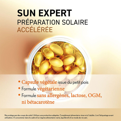 Oenobiol Sun Expert 15 Capsules - Préparation Solaire Accélérée