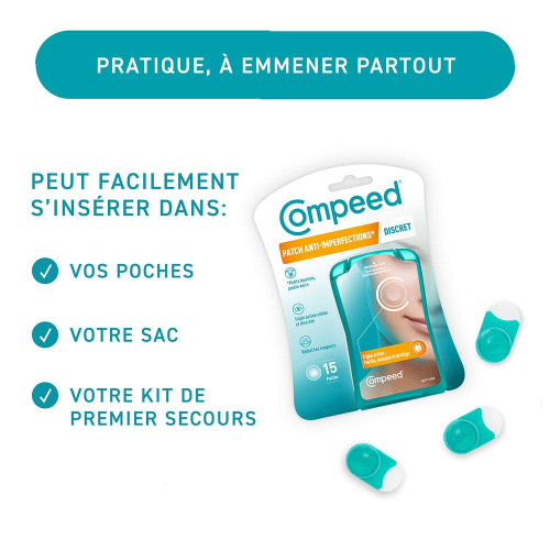 Compeed Patch Anti Imperfections x15 - Purifie et Protège