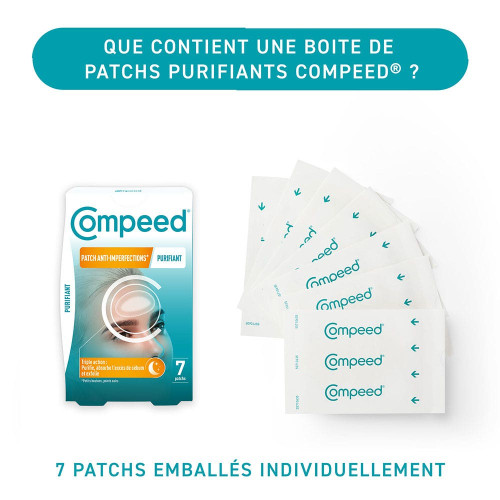Compeed Patchs Purifiants x7 - Peau Lisse et Purifiée Rapidement