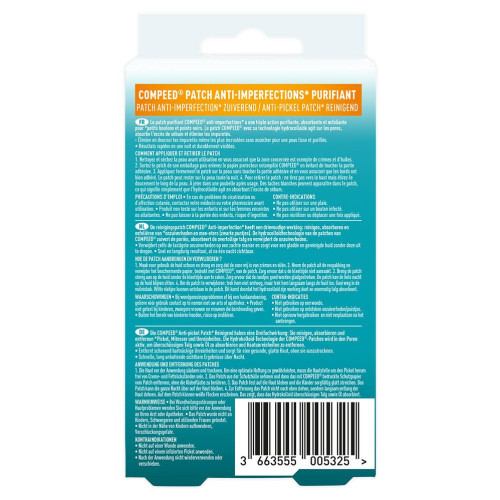 Compeed Patchs Purifiants x7 - Peau Lisse et Purifiée Rapidement