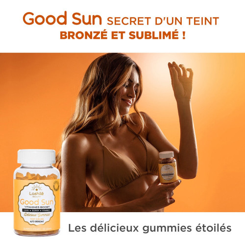 Lashilé Good Sun 60 Gummies - Teint Hâlé et Protection Peau