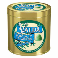 Valda Gommes Menthe Eucalyptus 140g - Adoucit et Calme Gorge
