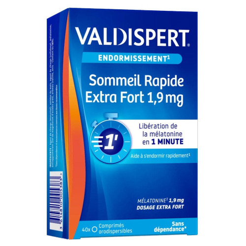 Sommeil Rapide Extra Fort 1,9 mg 40 Comprimés Orodispersibles