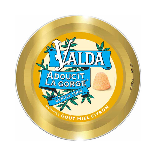 Valda Gommes Goût Miel Citron 140 g