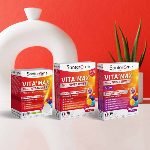 Vita'Max Multivitamines 20 Comprimés Effervescents