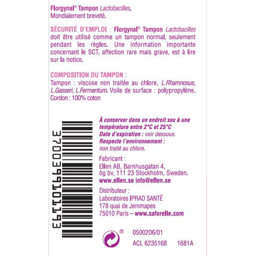 Saforelle Florgynal Tampon Applicateur Compact 9 Normal