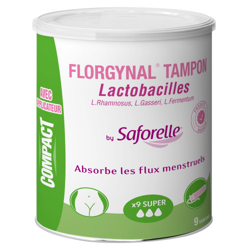 Saforelle Florgynal Tampon Applicateur Compact 9 Super