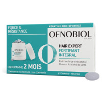 HAIR EXPERT - Fortifiant Intégral - Cheveux et Ongles - Programme de 2 mois, 2x30 Capsules