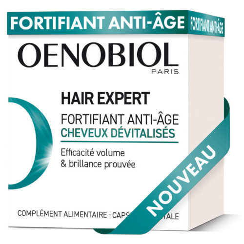 HAIR EXPERT - Fortifiant Anti-Âge - Cheveux Dévitalisés - 30 Capsules