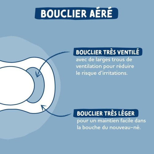 Sucette Anatomique Silicone Tortue et Soleil - De 0 à 2 mois, 2 Unités