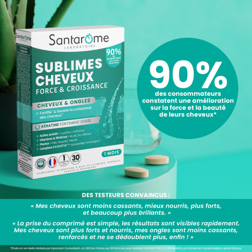 Sublimes Cheveux Force & Croissance 30 Comprimés