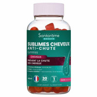 Sublimes Cheveux Anti-Chute Goût Pêche 30 Gummies