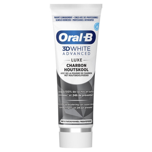 3D White Advanced Dentifrice Luxe Charbon 75 ml