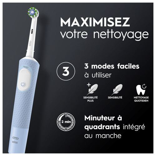Brosse à dents électrique Vitality Pro CrossAction Bleu