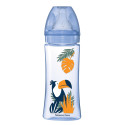 Biberon anti colique débit rapide Bleu 330 ml